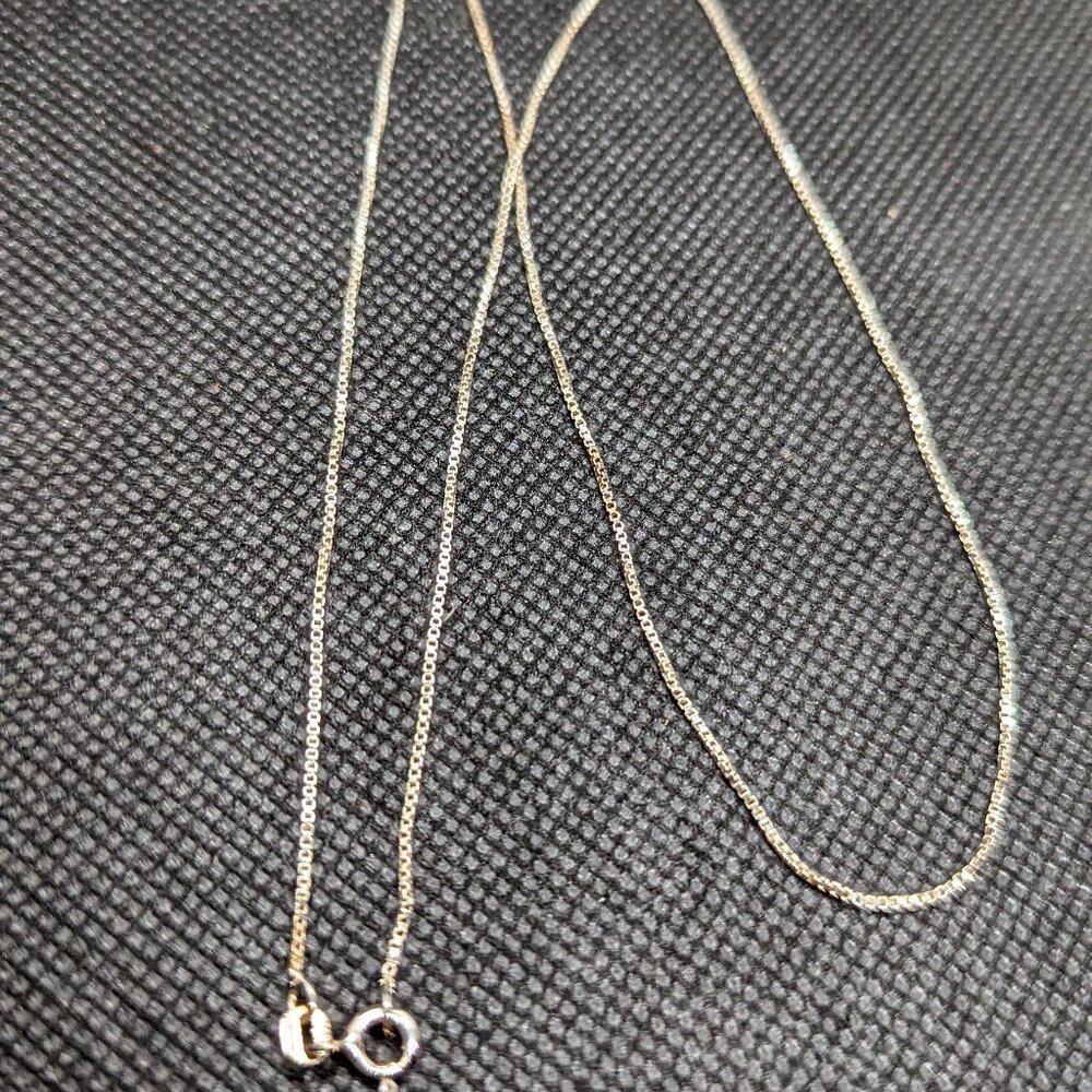 One Random Sterling Silver Chain - 16 Inches